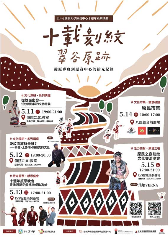 世新大學原資中心十週年系列活動　邀校內外師生共享翠谷原跡